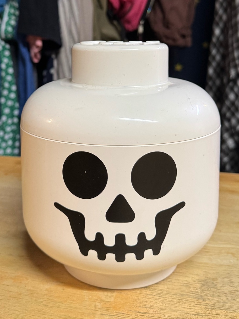 Skull LEGO Head Storage